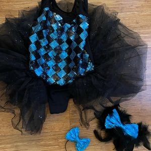 Girls dance costume